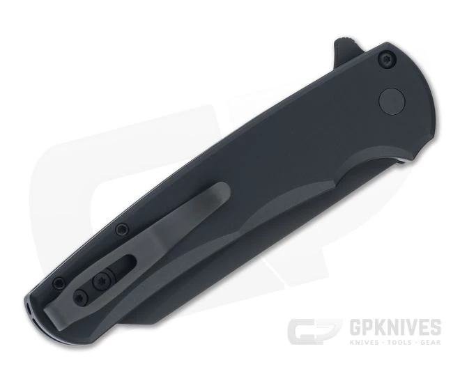 Protech Malibu Reverse Tanto Black DLC 20CV Black Button Lock Flipper 5203 - Image 2