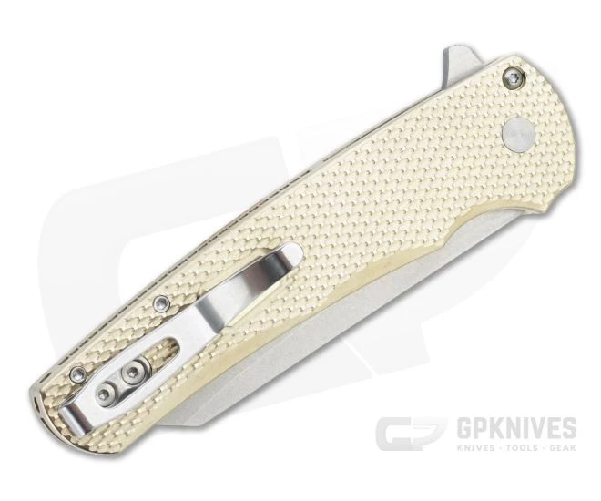 Protech Malibu Flipper Reverse Tanto Stonewashed 20CV Textured Bronze Aluminum Folder 5211 - Image 2