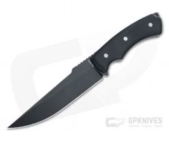 Kabar IFB Trailing Point Black Stainless Steel Black G10 Fixed Blade 5351