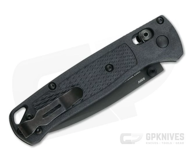 Benchmade Bugout Black CF-Elite Black S30V Drop Point Axis Lock Folder 535BK-2 - Image 2