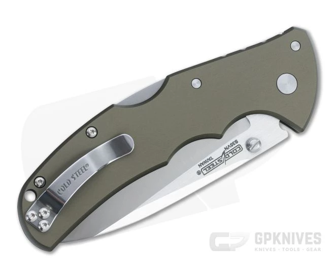 Cold Steel Code 4 Spear Point Satin S35VN Gunmetal Gray Aluminum Folder 58PS - Image 2