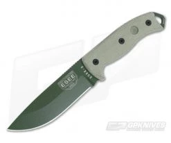 ESEE 5P OD Green with Black Kydex Sheath