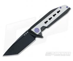WE Knife 602 Black and White Titanium S35VN
