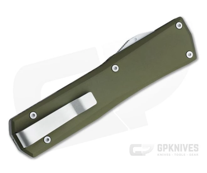 Axial Shift Double Edge Stonewashed S35VN OD Green OTF Automatic - Image 2