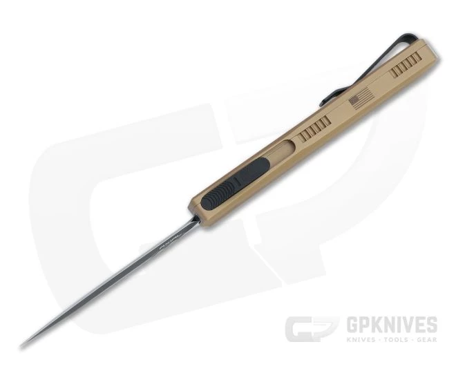 Axial Shift Double Edge Blackwashed S35VN Tan OTF Automatic - Image 3