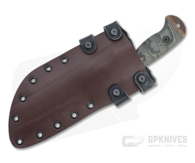 Dawson Knives Warthog Arizona Copper 3V Tan/Black G10 Fixed Blade - Image 2