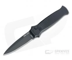 Piranha P6 Bodyguard Tactical PVD S30V Black Button Lock Automatic