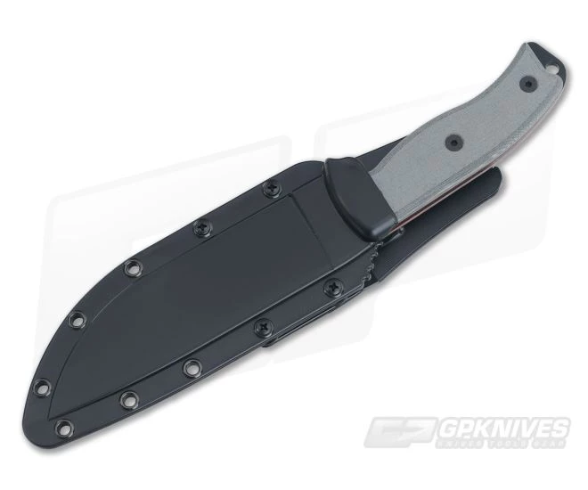 ESEE 6 Black Plain Edge Blade Black Sheath - Image 2