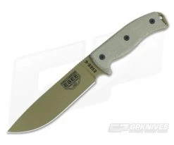 ESEE 6P Dark Earth Plain Edge Black Sheath