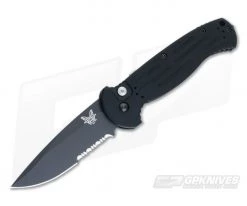 Benchmade 9051SBK AFO II Automatic Knife Drop Point Black Serrated