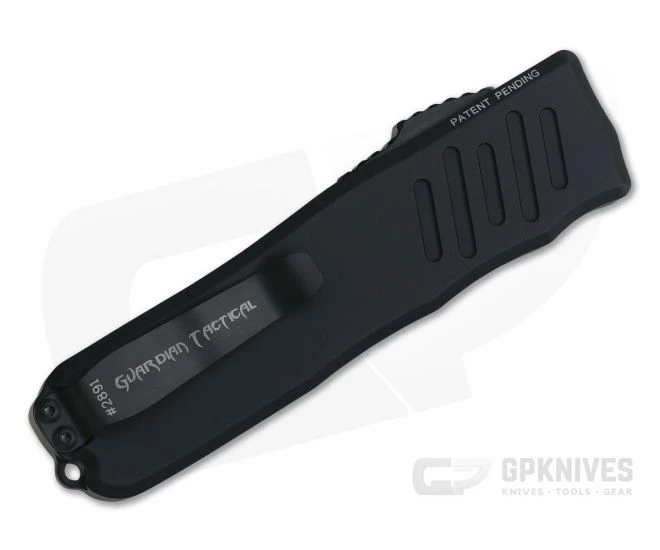 Guardian Tactical Recon-035 Black Tactical Elmax Double Edge D/A OTF Automatic 93131 - Image 2