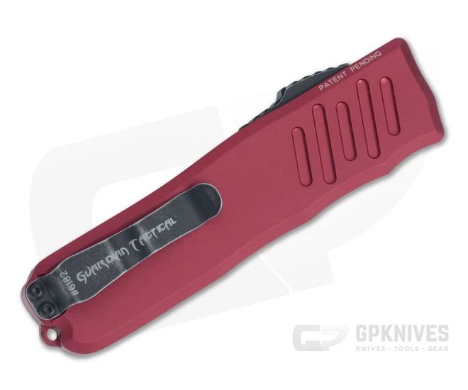 Guardian Tactical Recon-035 Red Dark Stonewashed Elmax Tanto D/A OTF Automatic 94621 - Image 2