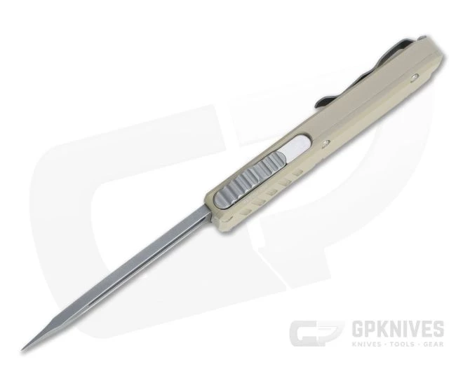 Guardian Tactical Recon-035 Desert Tan Stonewashed Elmax Tanto D/A OTF Automatic 97521 - Image 3