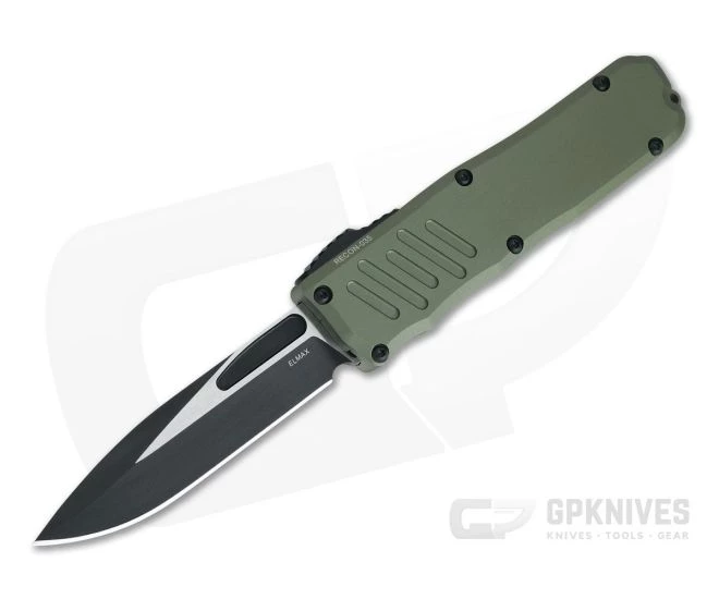 Guardian Tactical Recon-035 OD Green Two-Tone Elmax Single Edge D/A OTF Automatic 98211