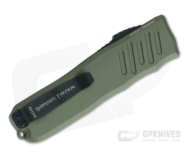 Guardian Tactical Recon-035 OD Green Two-Tone Elmax Single Edge D/A OTF Automatic 98211 - Image 2