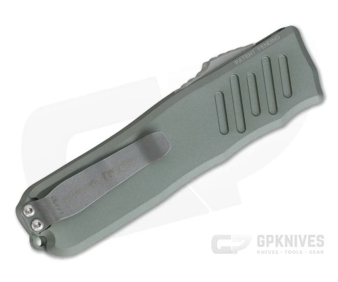 Guardian Tactical Recon-035 OD Green Stonewashed Elmax Serrated Single Edge D/A OTF Automatic 98512 - Image 2