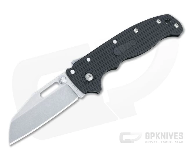 Demko Knives AD20.5 Sharksfoot Plain Edge Black FRN Shark Lock Folder
