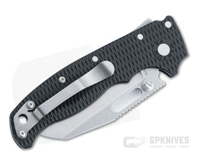 Demko Knives AD20.5 Sharksfoot Plain Edge Black FRN Shark Lock Folder - Image 2