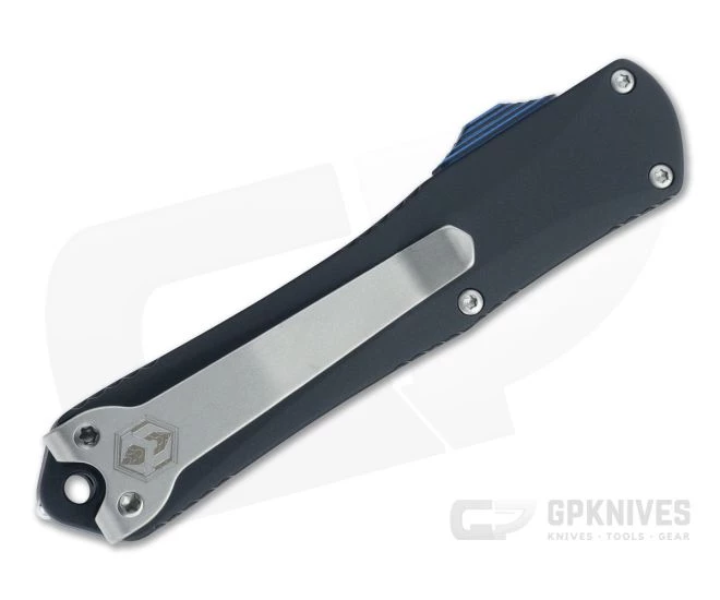 Heretic Knives Manticore-S Bowie Blade Show Special Two-Tone Battleworn Elmax Black OTF Automatic - Image 2