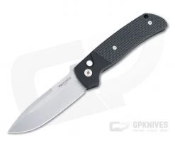 Protech X Terzuola ATCF Stonewashed Magnacut Textured Black G10 Automatic BT2714