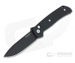 Protech X Terzuola ATCF Black DLC Magnacut Textured Black G10 Automatic BT2715