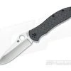 Spyderco Gayle Bradley 2 Satin M4 Carbon Fiber/G10 Laminate Liner Lock Folder C134CFP2