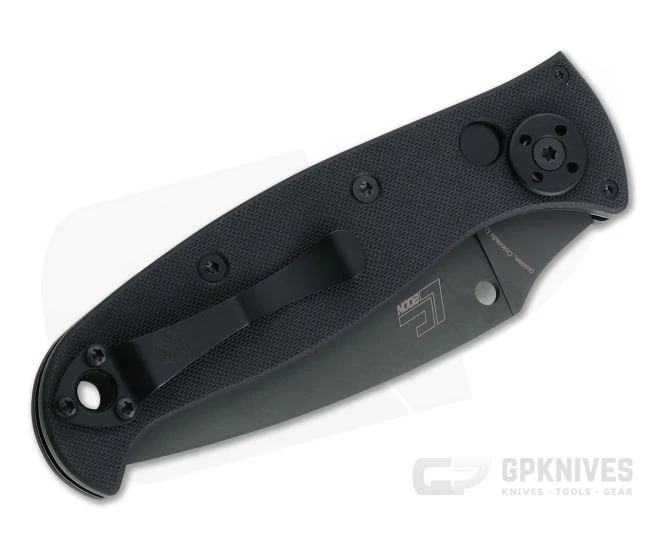 Spyderco Autonomy 2 All Black DLC Plain LC200N Black G10 Automatic Knife C165GPBBK2 - Image 2