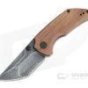 CIVIVI x Christensen Thug 2 Black Damascus Cuibourtia Wood Liner Lock Folder C20028C-DS1