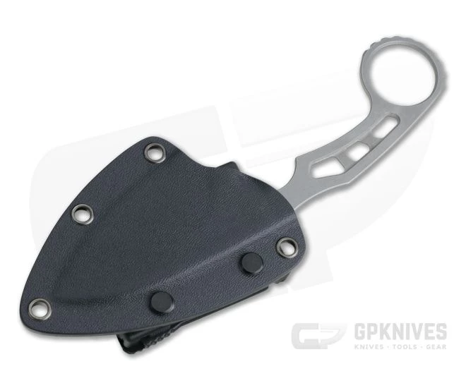 CIVIVI Planck Gray Stonewashed D2 Maciej Torbé Fixed Blade Neck Knife C2022A - Image 2