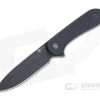 CIVIVI Fixed Blade Elementum Black Stonewashed D2 Flat Black G10 Knife C2105A