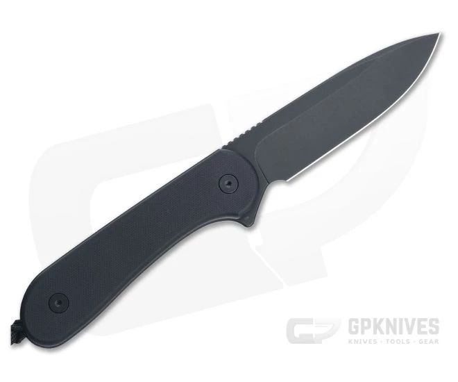 CIVIVI Fixed Blade Elementum Black Stonewashed D2 Flat Black G10 Knife C2105A - Image 3