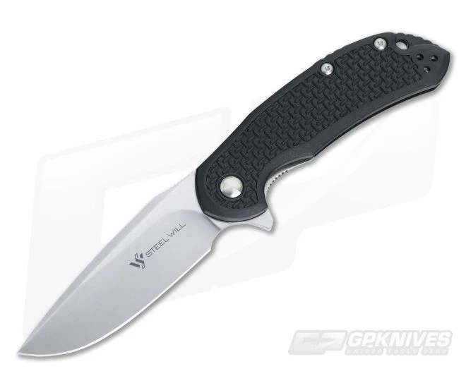 Steel Will Cutjack D2 Flipper Black FRN Liner Lock C22-1BK