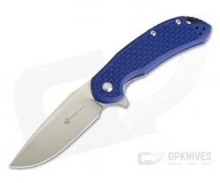 Steel Will Cutjack D2 Flipper Blue FRN Liner Lock C22-1BL