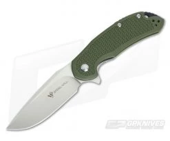 Steel Will Cutjack D2 Flipper OD Green FRN Liner Lock C22-1OD