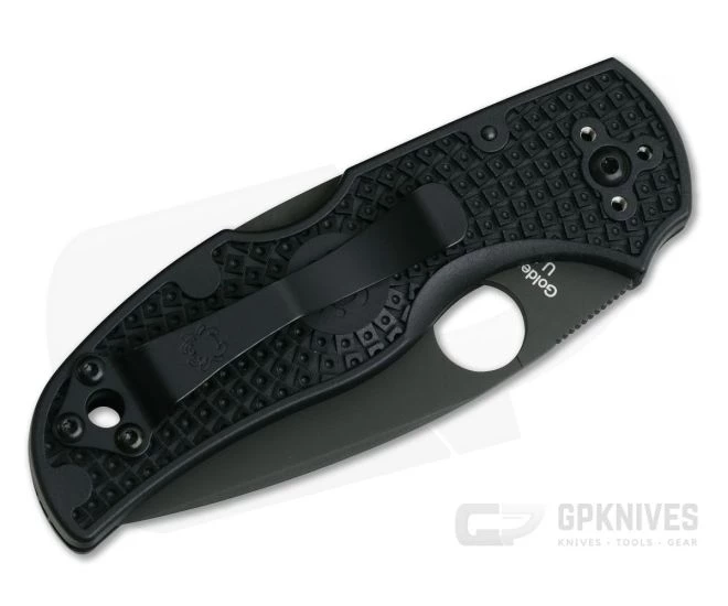 Spyderco Native 5 Lightweight Plain Edge Black Blade C41PBBK5 - Image 2