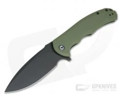 CIVIVI Praxis C803F OD Green G10 Black Stonewashed 9Cr18MoV Stainless Steel Liner Lock Flipper