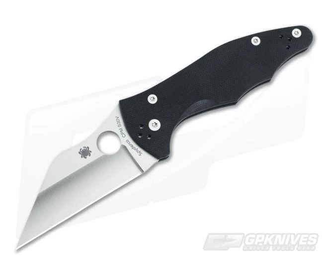 Spyderco Yojimbo 2 Plain Black G-10 C85GP2
