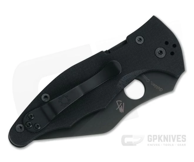 Spyderco Yojimbo 2 Black S30V Blade Black G10 Compression Lock Folder C85GPBBK2 - Image 2