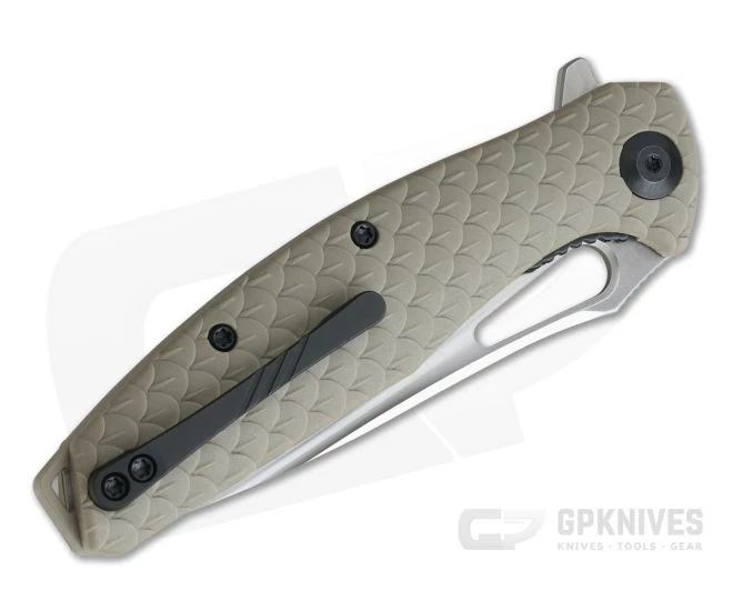 CIVIVI Wyvern Tan FRN Satin D2 Liner Lock Flipper C902C - Image 2