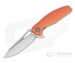 CIVIVI Wyvern Orange FRN Satin D2 Liner Lock Flipper C902D