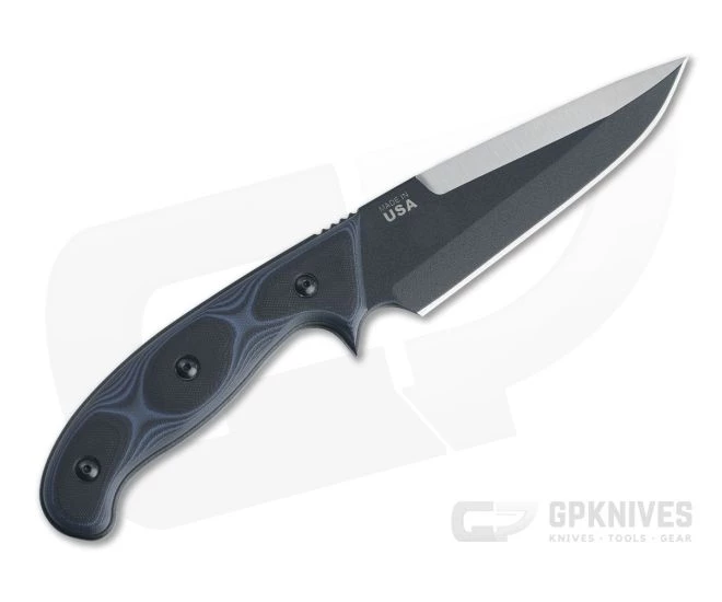 TOPS Dakota Drifter Black 1095 Blue/Black G10 Fixed Blade DAKD-5B - Image 3