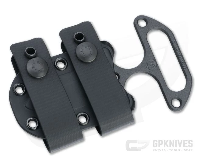 RMJ Tactical Dragonfly Push Dagger Cobalt Black S45VN Fixed Blade - Image 2