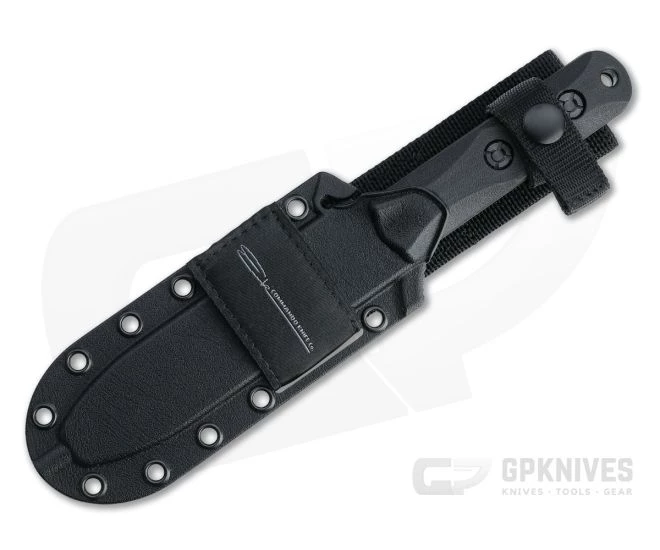 Kabar EK Commando Short Clip Point Black 1095 Cro-Van Ultramid Fixed Blade EK50 - Image 2