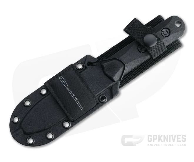 Kabar EK Commando Short Drop Point Black 1095 Cro-Van Ultramid Fixed Blade EK51 - Image 2