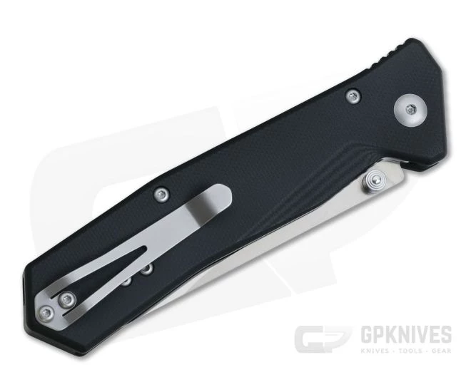 Steel Will Daitengu Liner Lock Satin D2 Black G10 Folder F11-01 - Image 2