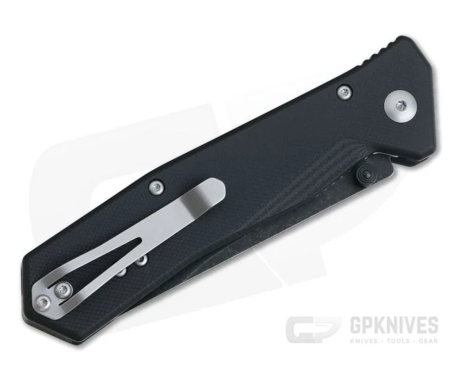 Steel Will Daitengu Liner Lock Black StoneWash D2 Black G10 Folder F11-09 - Image 2