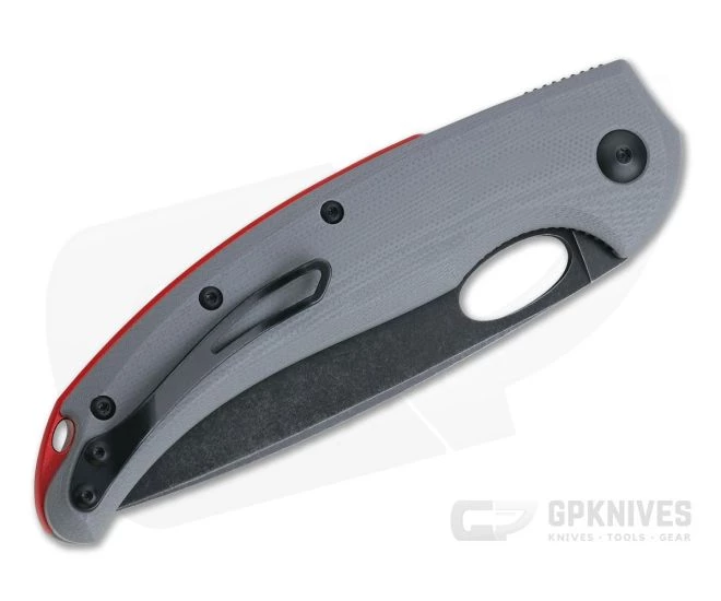 Steel Will Sedge Black Stonewashed D2 Gray G10 Liner Lock Folding Knife F19-20 - Image 2