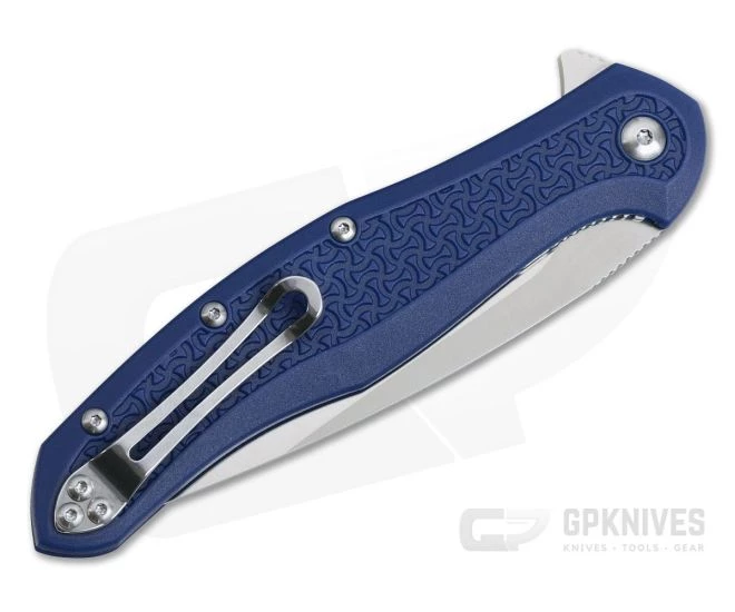 Steel Will Intrigue D2 Flipper Blue FRN Blue Standoffs F45-16 - Image 2