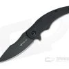 Steel Will Arcturus Flipper Black Stonewashed D2 Black G10 F55-03