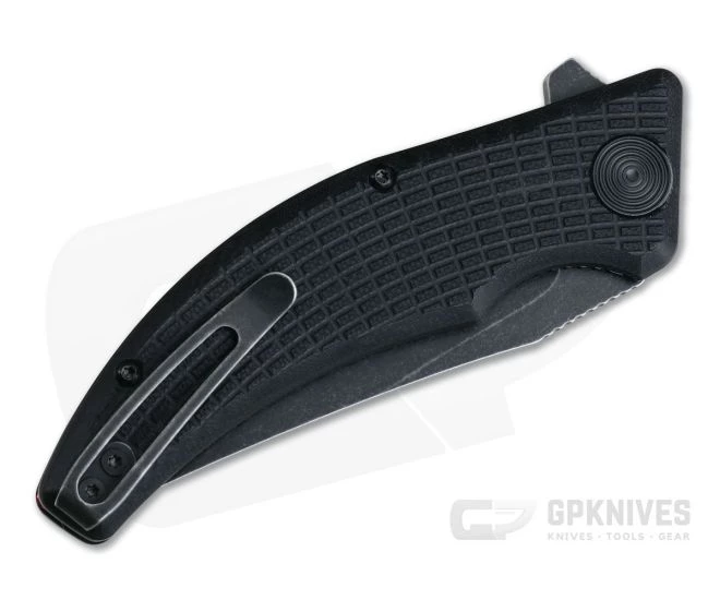 Steel Will Sargas Black Stonewashed D2 Black G10 Liner Lock Flipper F60-08 - Image 2